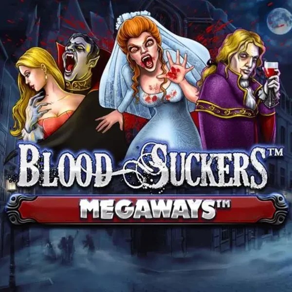 Slots logo of Blood Suckers Megaways from Red Tiger Gaming at Donbet Casino