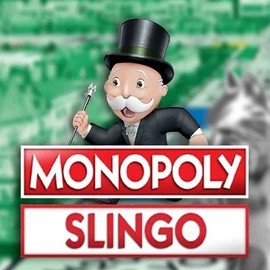 Slingo Monopoly slot logo by Gaming Realms at Donbet Casino